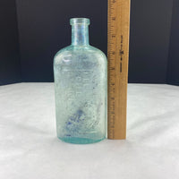 Vintage Fellows & Co Chemists St John NB Green Glass Medicine Bottle