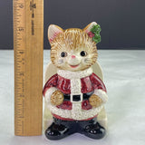 Vintage Otagiri Christmas Cat Napkin Holder