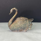 Vintage Godinger Silver Plated Swan Napkin Holder