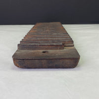 Vintage Primitive Wood Cigar Mold Press Tobacciana Decor