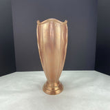 Vintage Art Deco Style Bronze Pottery Vase