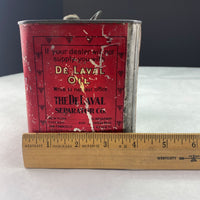 Vintage De Laval Cream Separators Half Gallon Oil Tin Can Advertising