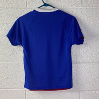 Game Gear Reversible Blue Red Mesh Short Sleeve Shirt Youth Medium