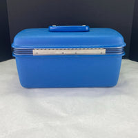 Vintage Samsonite Concord Blue Train Makeup Luggage