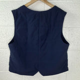 Vintage The North Face Navy Blue Quilted Vest Mens XL