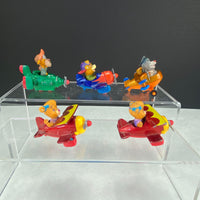 Vintage Disney Tail Spin Diecast Toys Airplane Bears Lot of 5
