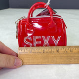 Victoria's Secret Key Chain Coin Mini Purse Sexy Bling Red