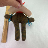 Vintage Hand Made Fabric Gag Gift Dammit Doll 12"