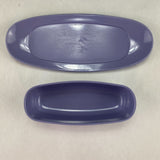 Vintage Royalon Melmac Plastic Melamine Lavender Purple Butter Dish