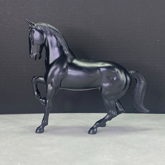 Vintage Plastic Black Stallion Horse Toy Figurine