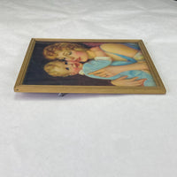 Vintage Mother and Baby J Knowles Hare Framed Print