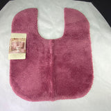 Vintage JC Penney Bath Collection Pink 22 x 35 Rug and Toilet Rug NEW