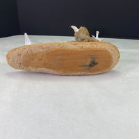 Vintage Handcrafted Driftwood Seagull Sculpture Figurine