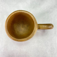 Vintage Carved Wood Tropical Tiki Head Face Cup Mug