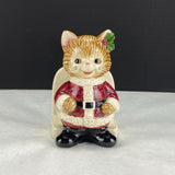 Vintage Otagiri Christmas Cat Napkin Holder