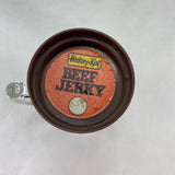 Vintage Hickory Kist Beef Jerky Libbey Glass Mug Advertising Display