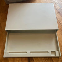 Keyboard Tray Monitor Riser with Slide Drawer