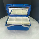 Vintage Samsonite Concord Blue Train Makeup Luggage