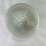 Vintage Ceiling Light Fixture Glass Diamond Pattern 5" Fitter