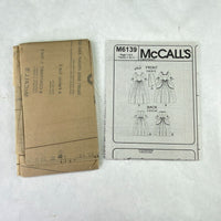 McCalls Costumes M6139  Colonial Country Renaissance Bonnet Sewing Pattern