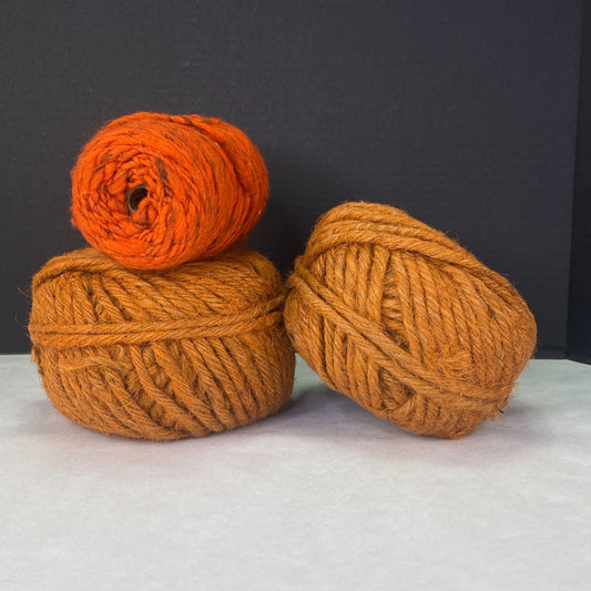 Orange Rope and Orange Yarn - Craft Supplies