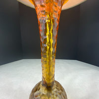 Amber Acrylic Textured Lamp