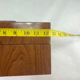 Vintage Ballonoff Porta File Metal Woodgrain File Box