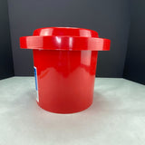 Ever Cool Indoor Outdoor Red Ice Bucket with Liner