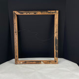 Vintage Embossed Wood Picture Frame Gold Accent 16X 20