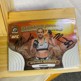 Miranda "Fear The" Maverick UFC Flyweight Fighter Autographed Cards Photos
