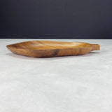 Vintage Monkey Pod Wood Tropical Hawaiian Dish Tray