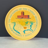 Vintage 1969 United Transportation Union Hot Springs Arkansas Tray