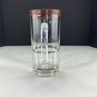 Vintage Hickory Kist Beef Jerky Libbey Glass Mug Advertising Display