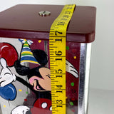Vintage 25 Cent Oak Gumball Machine Hand-painted Mickey Mouse