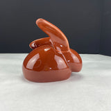 Ceramic Brown Bunny Rabbit Figurine