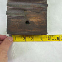 Vintage Primitive Wood Cigar Mold Press Tobacciana Decor