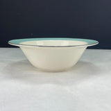 Vintage Homer Laughlin Lifetime Turquoise Magnolia 9" Vegetable Bowl