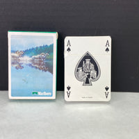 Vintage Marlboro Advertising Playing Cards Green Box Horses