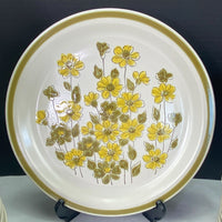 Vintage Retro Spring Bouquet Flowers Stoneware Dish Set Japan