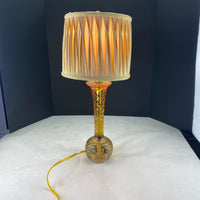 Amber Acrylic Textured Lamp