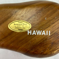 Vintage Monkey Pod Wood Tropical Hawaiian Dish Tray
