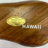 Vintage Monkey Pod Wood Tropical Hawaiian Dish Tray