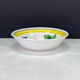 Vintage Fine Ironstone China Hand Painted Flower Yellow 7" Bowl
