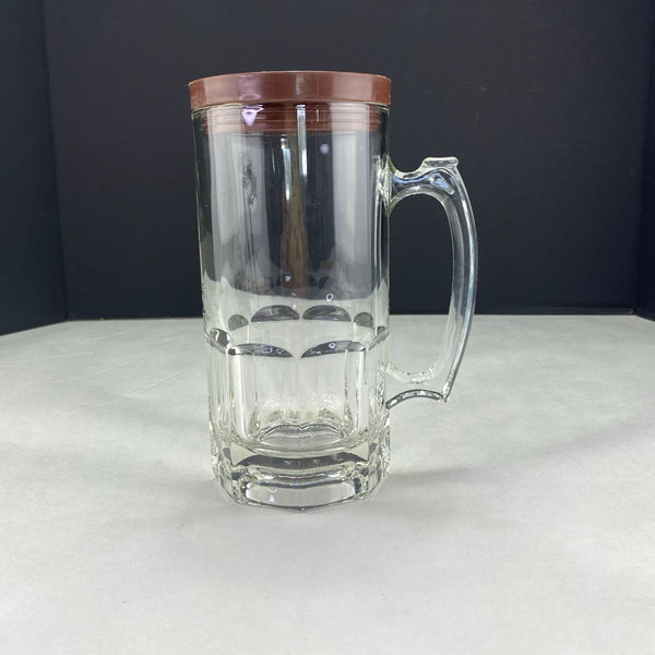 Vintage Hickory Kist Beef Jerky Libbey Glass Mug Advertising Display