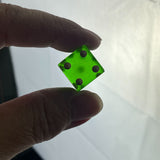 Vintage Bakelite Dice Translucent Green Apple Lot of 2 Sets