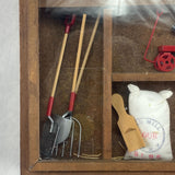 Vintage Wood Diorama Shadow Box General Store