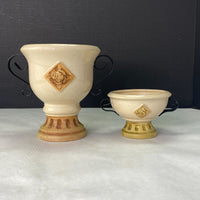 Pottery Urn Vase Planters Set of 2