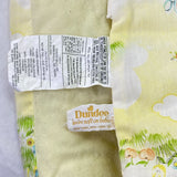Vintage Dundee Quilted Zip Sleeping Bag Baby Blanket