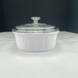 Corning Ware 2.8L French White Oval Baking Dish with Lid