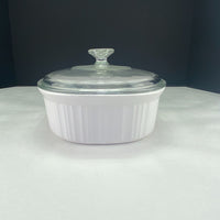 Corning Ware 2.8L French White Oval Baking Dish with Lid